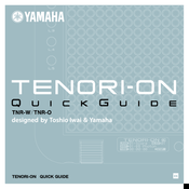 Yamaha TENORI-ON TNR-O Quick Manual
