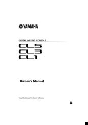 Yamaha CL5 Owner's Manual