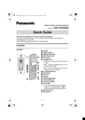 Panasonic KX-TCD220G Quick Manual