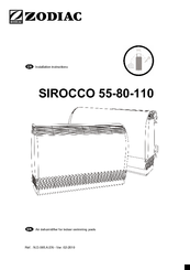 Zodiac SIROCCO 110 Installation Instructions Manual
