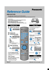 Panasonic Diga DMR-EZ47VEB Reference Manual