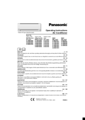 Panasonic U-4LE1E5 Operating Instructions Manual