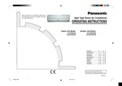 Panasonic CU-SA9CKP Operating Instructions Manual