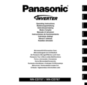 Panasonic NN-CD757 Operating Instructions Manual