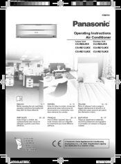 Panasonic CS-RE15JKX Operating Instructions Manual