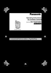 Panasonic KX-TGA914EX Operating Instructions Manual