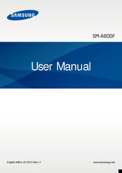 Samsung sm-a800f User Manual