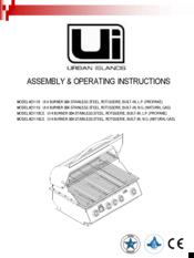 Urban Islands 21118CE Assembly & Operating Instructions
