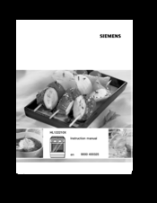 Siemens HL122210X Instruction Manual