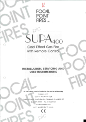Focal Point SUPA 400 Installation, Servicing And User Instructions Manual