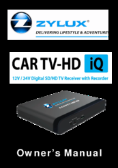 ZYLUX Z-CARTV-HD-IQ Owner's Manual