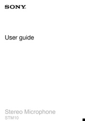 Sony STM10 User Manual