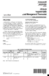 Honeywell T7512A Installation Instructions Manual