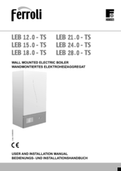 Ferroli LEB 18.0-TS User And Installation Manual