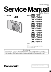 Panasonic DMC-FS4P Service Manual