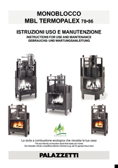 Palazzetti MBL TERMOPALEX 78 Instructions For Use & Maintenance