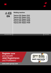 EWM Taurus 351 Basic FKG Operating Instructions Manual