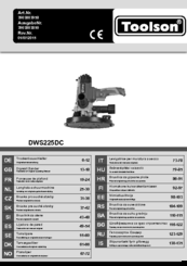 toolson DWS225DC Operating Manual