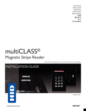 Assa Abloy multiCLASS RMK40 Installation Manual