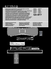Sharp GX-BT7 Operation Manual