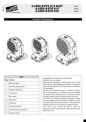 Clay Paky C61419 Instruction Manual