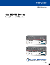 Extron electronics SW HDMI Series User Manual