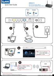 ZyXEL Communications NBG6616 Quick Start Manual
