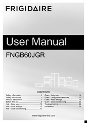 Frigidaire FNGB60JGR User Manual