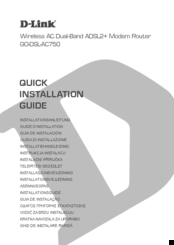 D-Link GO-DSL-AC750 Quick Installation Manual