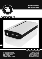 Gogen PB 60001 WB User Manual