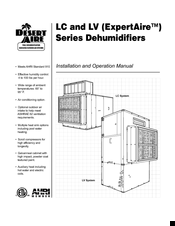 Desert Aire ExpertAire LC Series Installation And Operation Manual