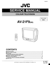 JVC AV-21F9 Service Manual