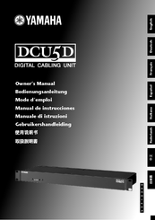 Yamaha DCU5D Owner's Manual