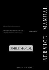 Aiwa CSD-SL15 Service Manual