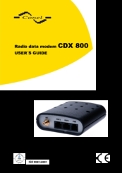 Conel CDX 800 User Manual