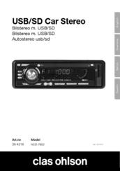 Clas Ohlson NCD-7602 Manual