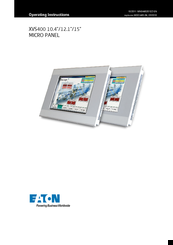 Eaton XVS400 Operating Instructions Manual