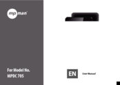 MPMan MPDC 705 User Manual