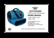 XPower X-630 Owner's Manual