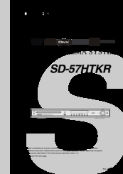 Toshiba SD-57HTKR Service Manual