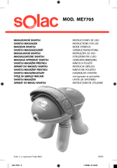 SOLAC ME7705 Instructions For Use Manual