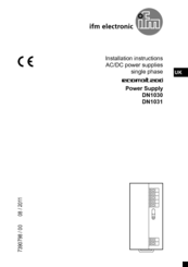 IFM Electronic dn1030 User Manual