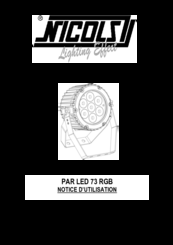 Nicols PAR LED 73 RGB User Manual