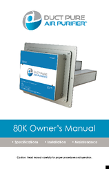 Duct Pure 80k Owner's Manual