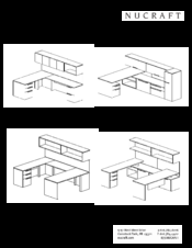 Nucraft cavara casegoods Installation Instructions Manual