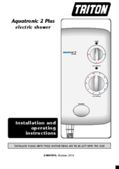 Triton Aquatronic 2 Plus Installation And Operating Instruction
