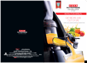 usha NUTRIPRESS CPJ 362F Instruction Manual