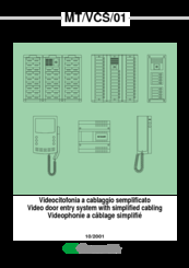 Comelit MT/VCS/01 Technical Manual