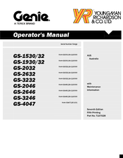 Genie GS-4047 Operator's Manual