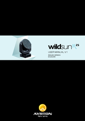 Ayrton wildsun k25 User Manual